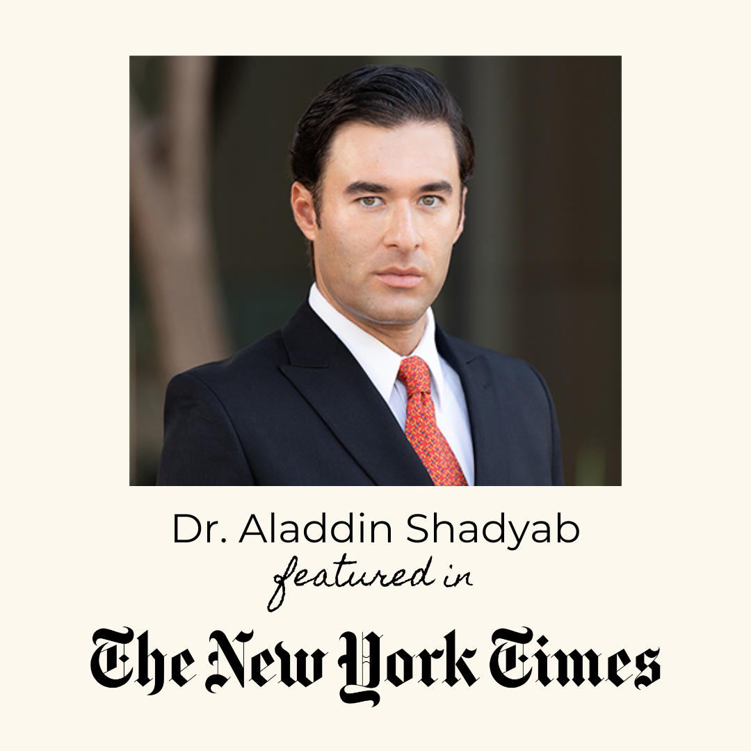 Dr. Aladdin Shadyab in NYT