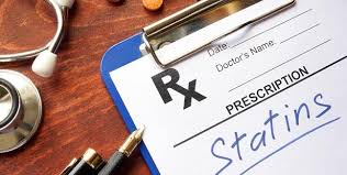 prescription on a clipboard for statins