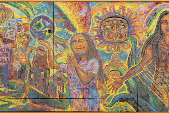 Chicano mural cropped image